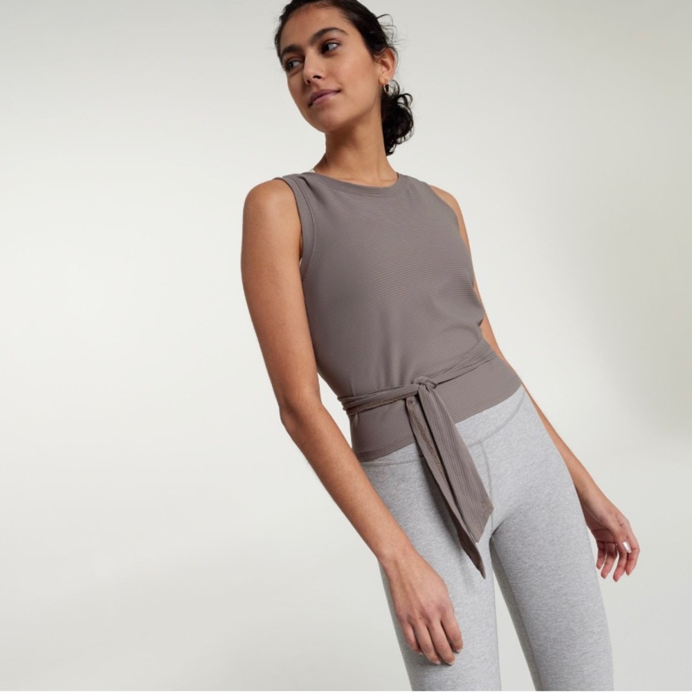 Calia Cropped Wrap Top